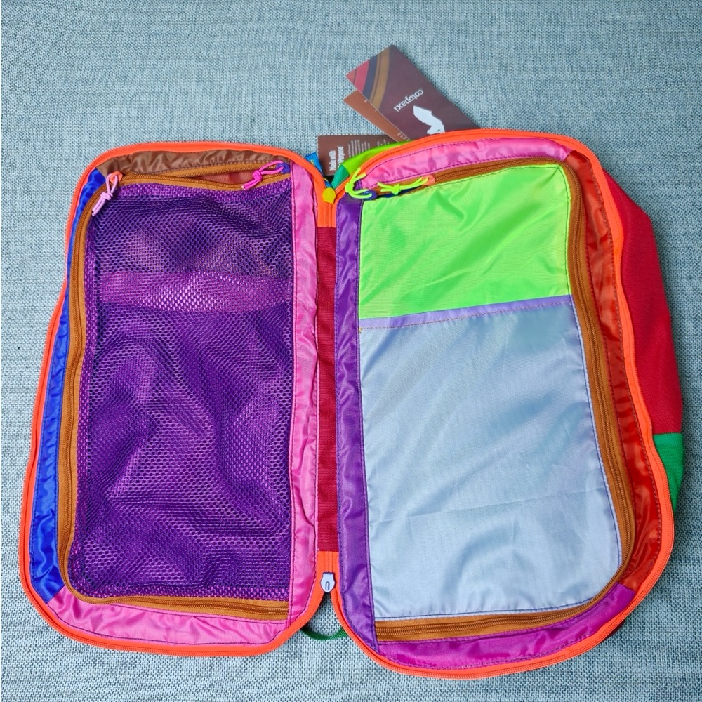 Cotopaxi Allpa 20L Logo Colorblock Backpack - Purple & Multicolor NWT - Picture 2 of 3